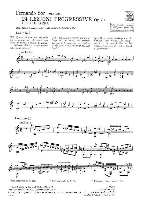 24 Lezioni Progressive Op. 31